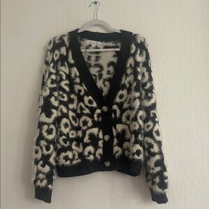 Leopard print Women's cardigan